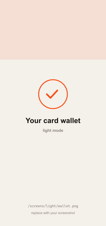 KyaKhana — Your card wallet